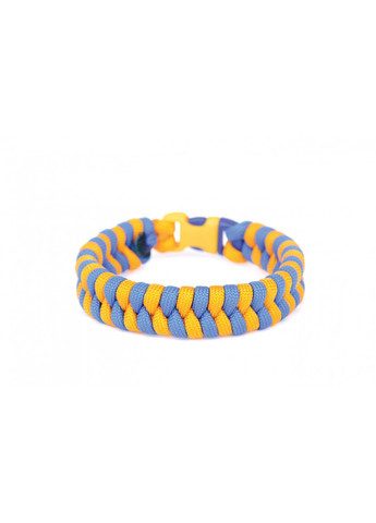Комплектация: набор для творчества. Плетение из паракорда "Браслет желтосиний" (ПАВ-001) PAR-001 УМНЯШКА (304611049)