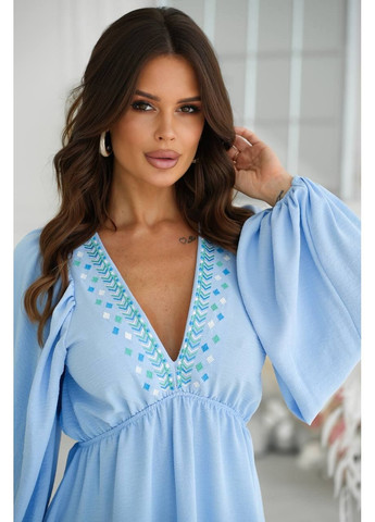 Блакитна сукня, колір блакитний Fashion