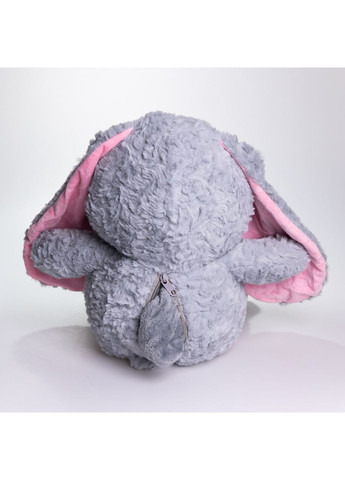 М'яка іграшка-плед, подушка 3 в 1 Зайчик плед в іграшці 35×32×40 (см) дитячий плед іграшка Сірий 509-9G (A-047623) Yiwu (370381804)