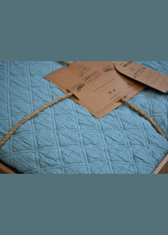 Покривало з наволочками 240×260 см. Cambridge Блакитний Limasso (331761167)