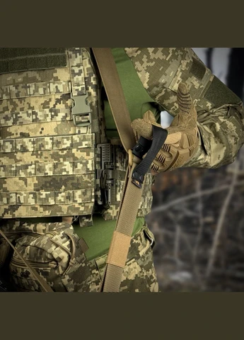 Ремінь збройовий триточковий "" QD Койот RAGNAROK Hel (305776839)