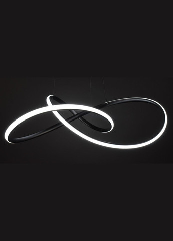 Люстра світлодіодна підвісна LED світильник для квартири на стелю лед 28014 Чорний 25-130х60х60 см. Sunnysky (364759218)