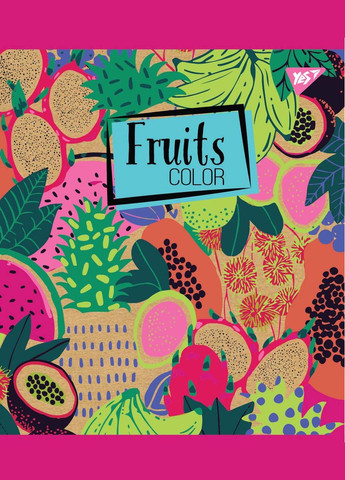 Набір зошитів Fruits color А5 в лінійку 18 аркушів 10 шт. () Yes 765097 (337470863)
