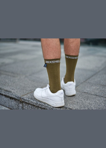 Шкарпетки водонепроникні Ultra Thin Crew OG, р-р, хакі DexShell (353502030)