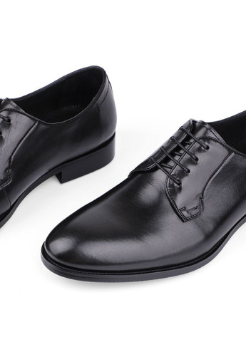 Черные мужские туфли d938-45-178 черная кожа Miguel Miratez