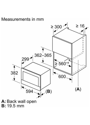 Встроенная микроволновка BE732L1B1 Siemens