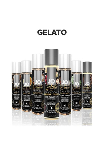 Смазка на водной основе JO GELATO White Chocolate Raspberry (30 мл) без сахара и парабенов No Brand (303904699)