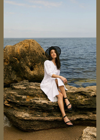 Білий повсякденний сукня Seventeen однотонна