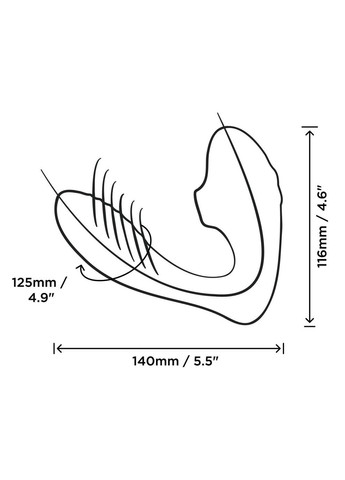 Вакуумный вибратор Reverb, инновационные секс-игрушки, женское удовольствие Romp (370368704)