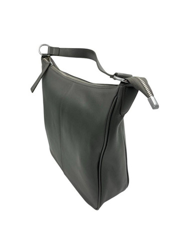 Сумка женская кожаная серая 7732_gray No Brand (368862635)