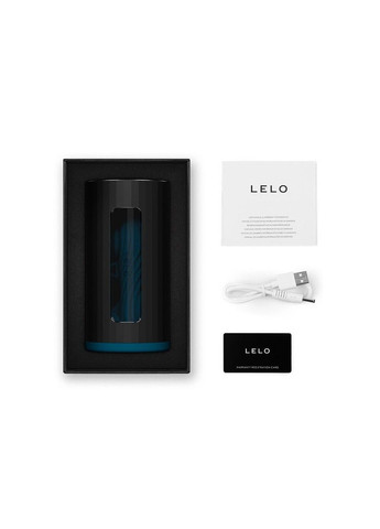 Смарт мастурбатор F1S V3 Teal 2 мотори 8 режимів стимуляція звуковими хвилями чоловіча іграшка Lelo (322740309)