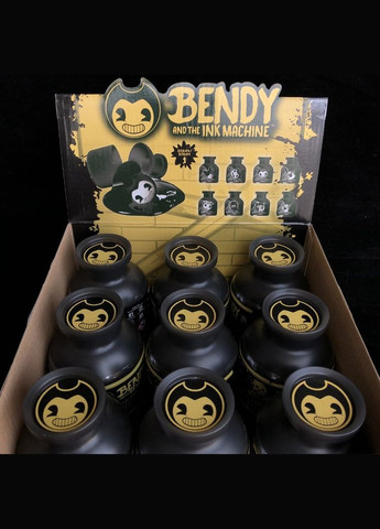Бенди и Чернильная Машина Bendy and the Ink Machine Слайм с сюрприз фигуркой Чернильный слайм с загадочной фигуркой Shantou (296666368)