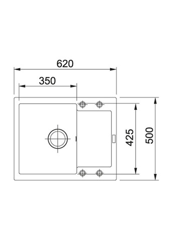 Мойка кухонная (m358067) FRANKE 114.0565.115 (372958010)