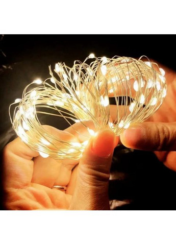 Светодиодная гирлянда Роса 50 метров теплый свет от USB 500 LED 8 режимов с пультом No Brand (370202754)