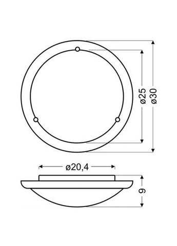 Стельовий світильник 1030 (13-32259) Candellux (361313301)