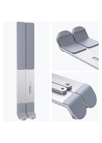 Підставка до ноутбука (m505326) Ugreen LP451 Foldable Holder for Laptop Silver (369029218)