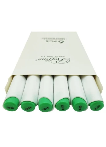 Скетч Маркер двусторонний "Raffine" /7800-6CB/ (G318) Ocean Green (6) Marco (393393397)