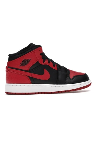 Кроссовки Air 1 Mid Red/Black 554725-074 Air Jordan (399416370)