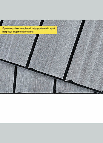 УЦІНКА. Покриття вінілове самоклеюче 3D рейки 600х600х2,8мм Тік сивий SW-00002966 Sticker Wall (338222828)