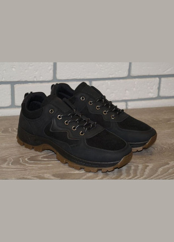 Черные демисезонные кроссовки мужские SWIN SHOES 10280-1