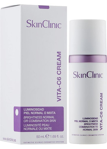Крем для лица с витамином C 6% Vita-C6 Cream 50ml (953178-42255) SkinClinic (368744273)