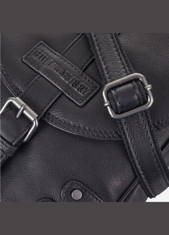 Сумка планшет через плечо мужская из натуральной кожи маленькая для документов и для телефона Черный 35786 HILL BURRY (337466253)