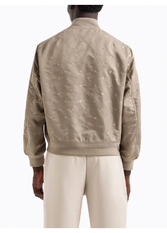 Коричневая демисезонная бомбер 9750457 коричневый 5o3337 Emporio Armani