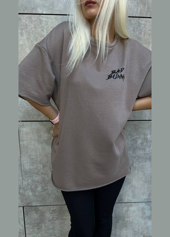 Женская футболка оверсайз с принтом на спине. MonCher - (346474814)