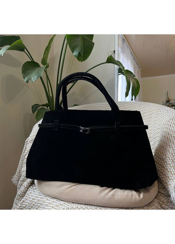 Классическая большая сумка в коричневом цвете в замшевой текстуре. No Brand (362588164)