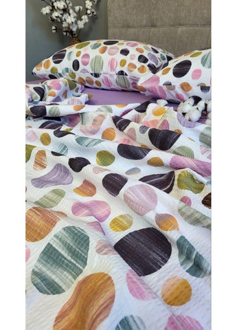 Постільна білизна Карамелька фіолет., ранфорс гофра (жатка) Полуторний розмір, наволочки 70/70 No Brand (364217611)