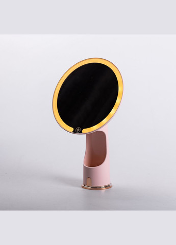 Дзеркало косметичне 18,5х10х29 см з підсвічуванням Рожеве HP-10-1AP Yiwu (325922746)