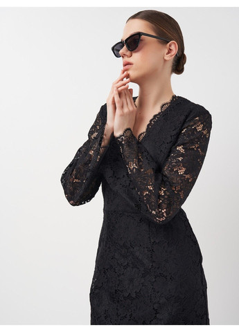 Чорна ділова сукня H&M однотонна