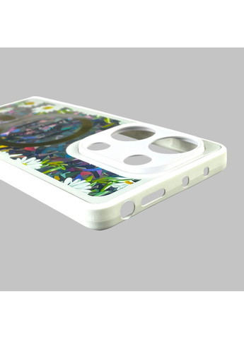 Чехол для Redmi Note 13 Pro 4G с 3д эффектом с магнитом магсейф на сяоми редми нот 13 про 4г белый Xiaomi (366022823)