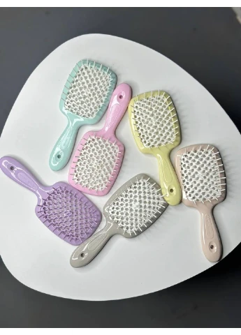 Щетка для волос Superbrush SMALL Нюдовый серый Janeke (316519417)