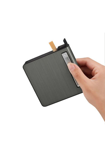 Футляр із Запальничкою і Автоматичною Подачею на 20 Штук Gold ПА-17 Focus (369667582)