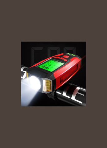 Фонарь велосипедный на батарейках AS0808-XPG+2LED(yellow)+2COB(red), Освещение WJ-827 для велосипеда Bailong (365654605)