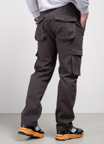 Серые кэжуал зимние карго брюки Power