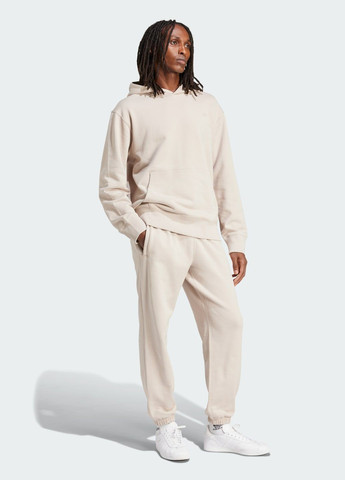 Бежевые спортивные демисезонные брюки adidas