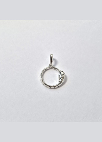 Срібна підвіска Кулон без каменів Змія чорнене срібло 925 проби 89109 1.49г No Brand (306742164)