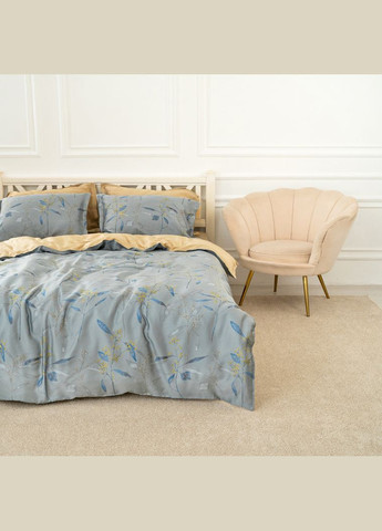 Комплект постільної білизни Євро Tencel (Тенсел) Т-02 Viluta (365289465)