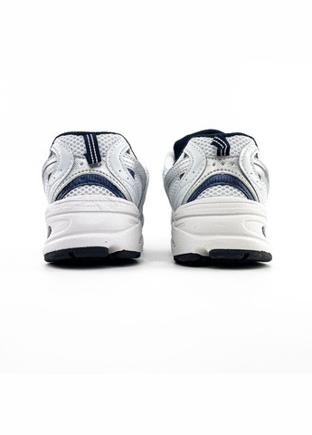 Білі всесезон кросівки чоловічі і жіночі new balance 530 white gray | нью беланс 530 білі сірі No Brand