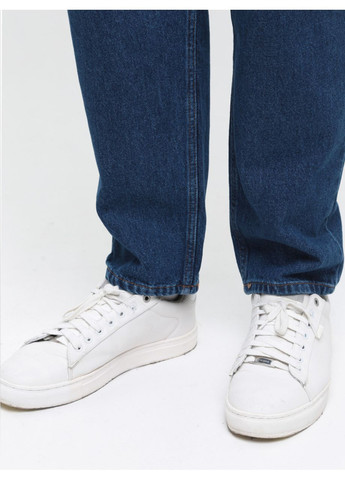 Джинси чоловічі сині МОМ з варінням Mechanic MOM (365813780)