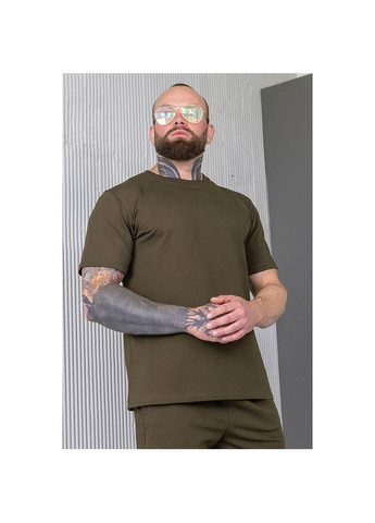 Комбинированная мужская футболка rmld1 хаки (06399659) TOTALFIT