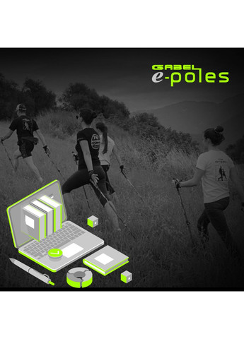 Палиці для скандинавської ходьби E-Poles G-1A XTL (7008370230000) Gabel (363044598)