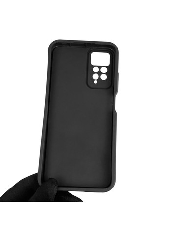 Чохол силіконовий Soft Touch з 3D принтом для Redmi Note 12 Pro чорний (Повний захист камери) Xiaomi (370671568)