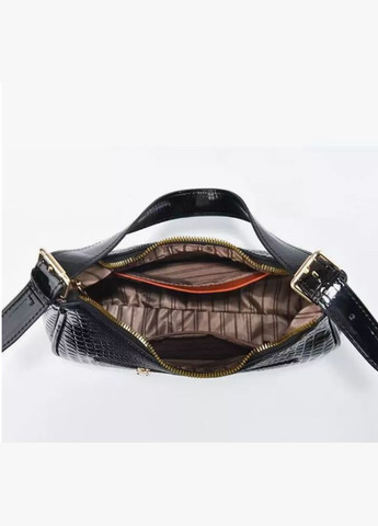Жіноча лакова сумка слінг Золотий No Brand (298998078)