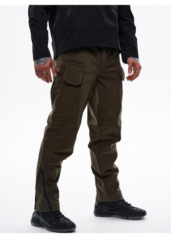 Карго брюки из софтшела "Варриор", хаки Vakko (373714176)