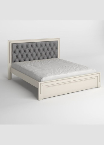 Односпальне дерев'яне ліжко Торонто Т3 (S2005Y50R)/Аляска 93 (сірий) 90х190 см (MBG-8255) Mebigrand (366087927)