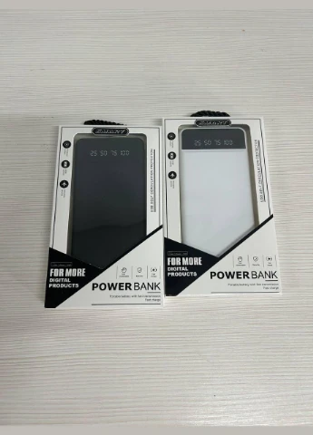 Повербанк KJ-P16 50000 mAh 5В с фонариком портативное зарядное устройство 20000mAh Черный No Brand (388883804)