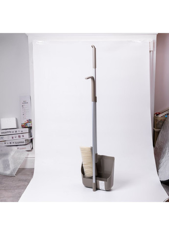 Набор веник и совок на длинной ручке для пола 25×24×100 (см) щетка веник для уборки HP-45-15G (A-040843) Yiwu (365813411)